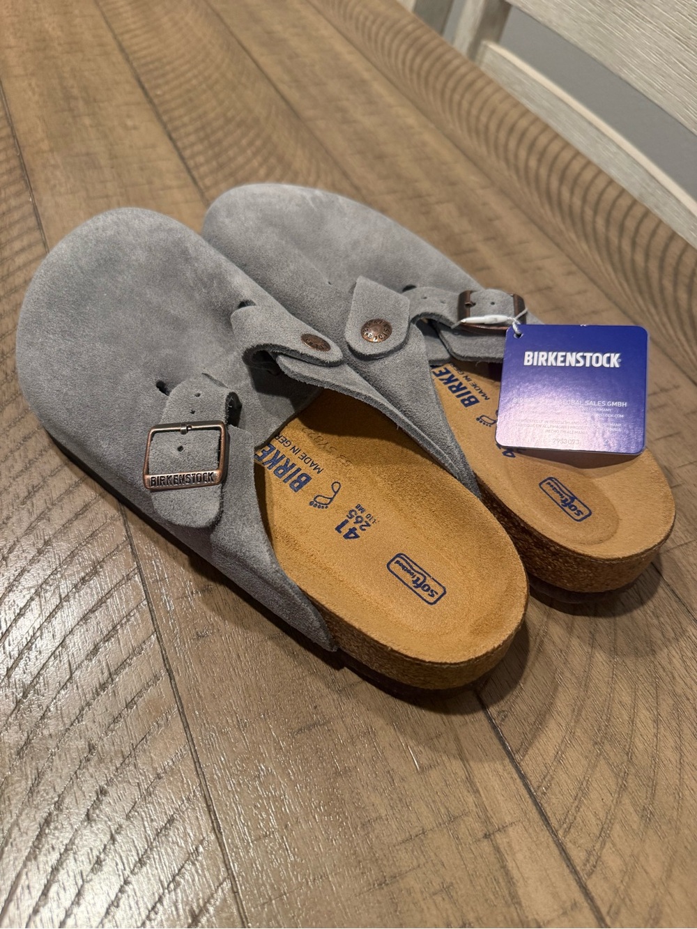 Grey Boston Birkenstock